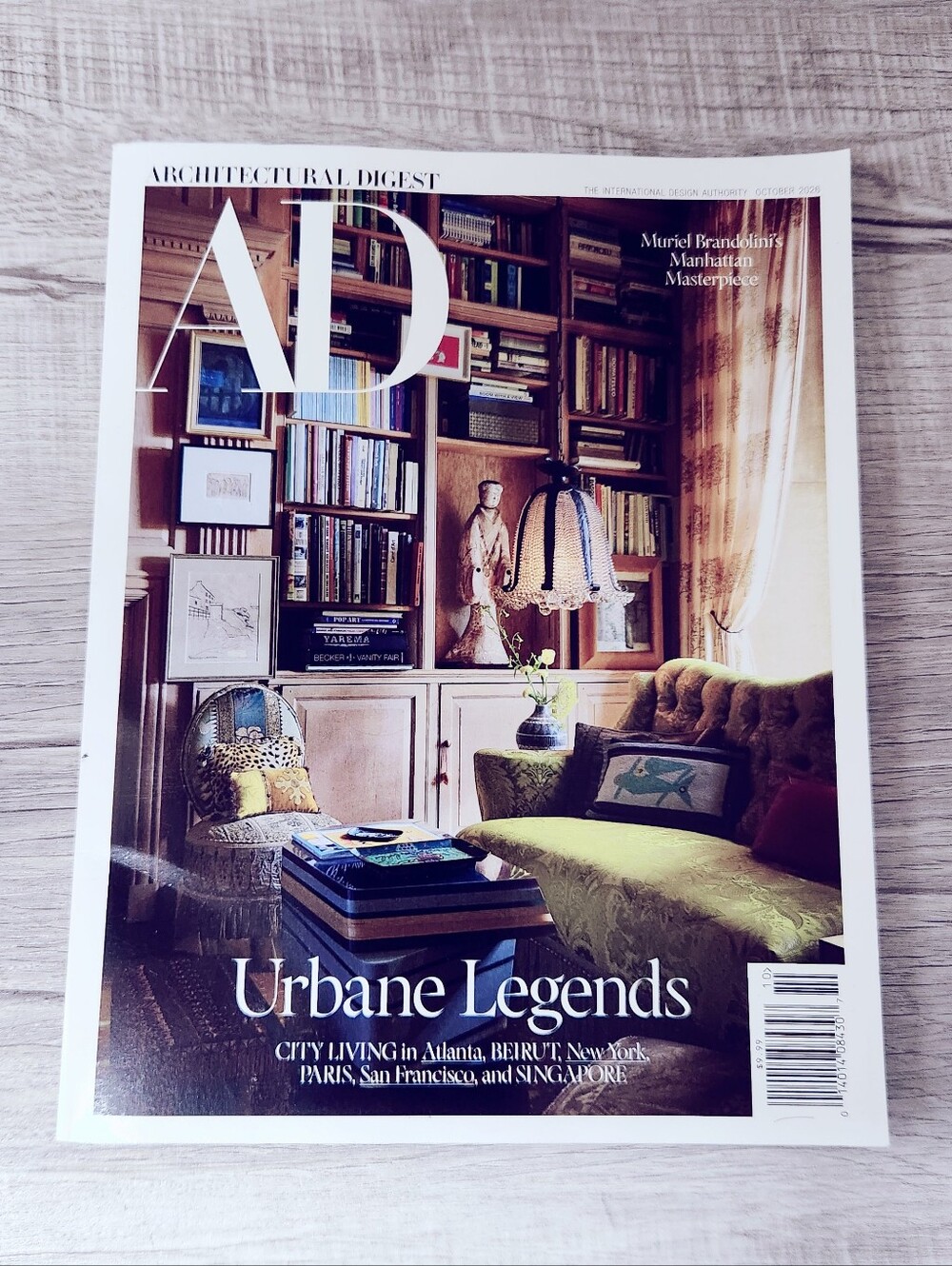 🍭7/$15 Architectural Digest Magazine October 2026 Urbane Legends